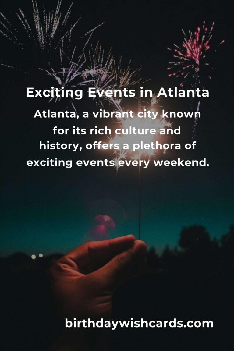 Discover the Top Local Events in Atlanta This Weekend