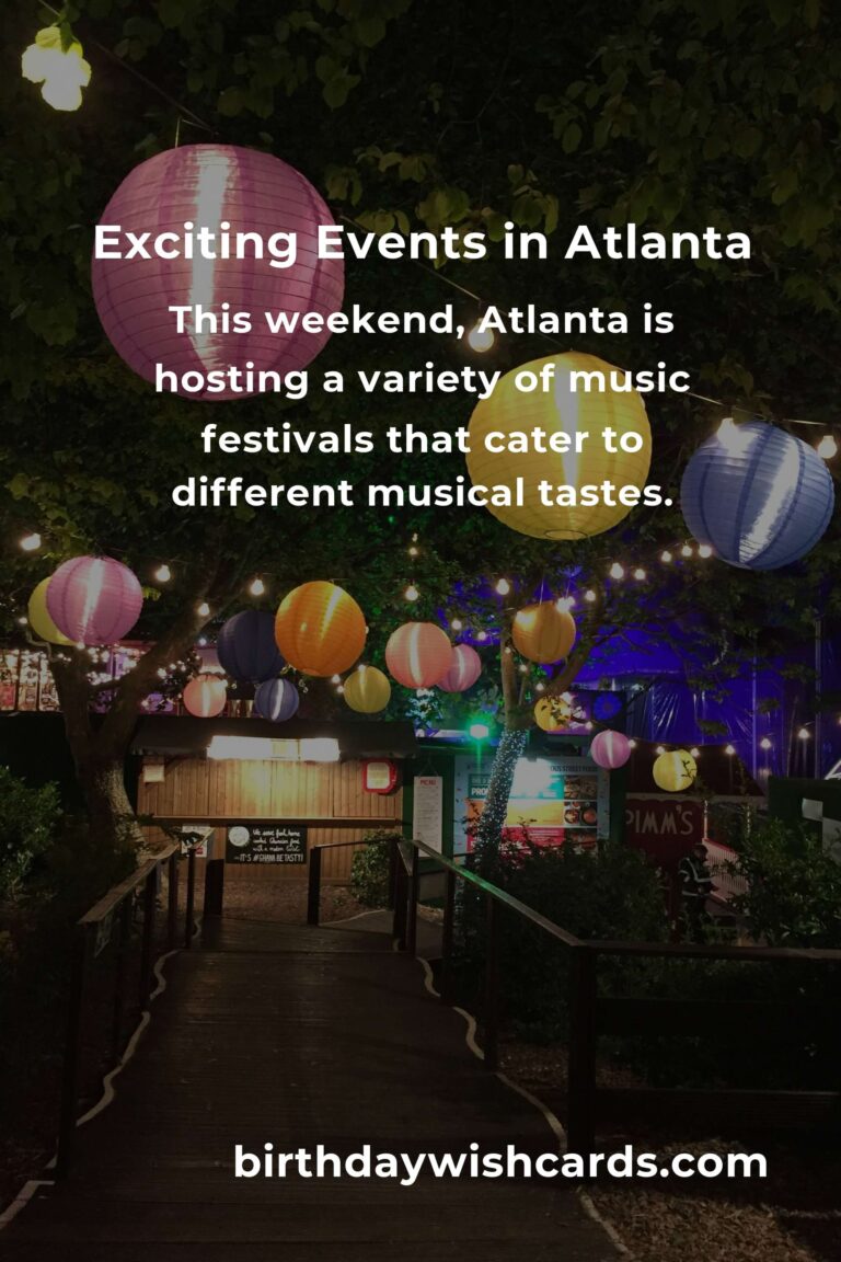 Discover the Top Local Events in Atlanta This Weekend