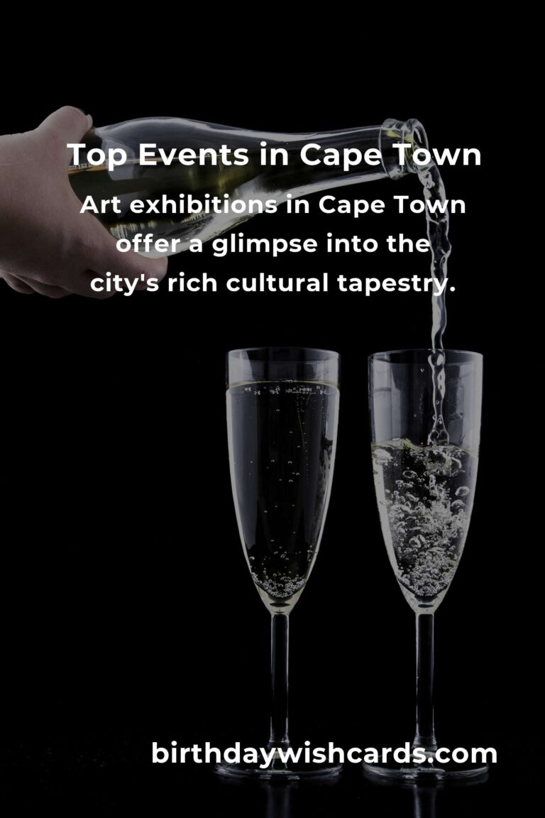 Discover the Top Local Events in Cape Town This Weekend