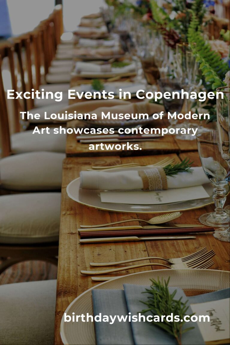 Discover the Top Local Events in Copenhagen This Weekend