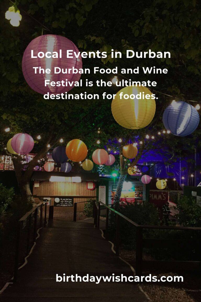 Discover the Top Local Events in Durban This Weekend