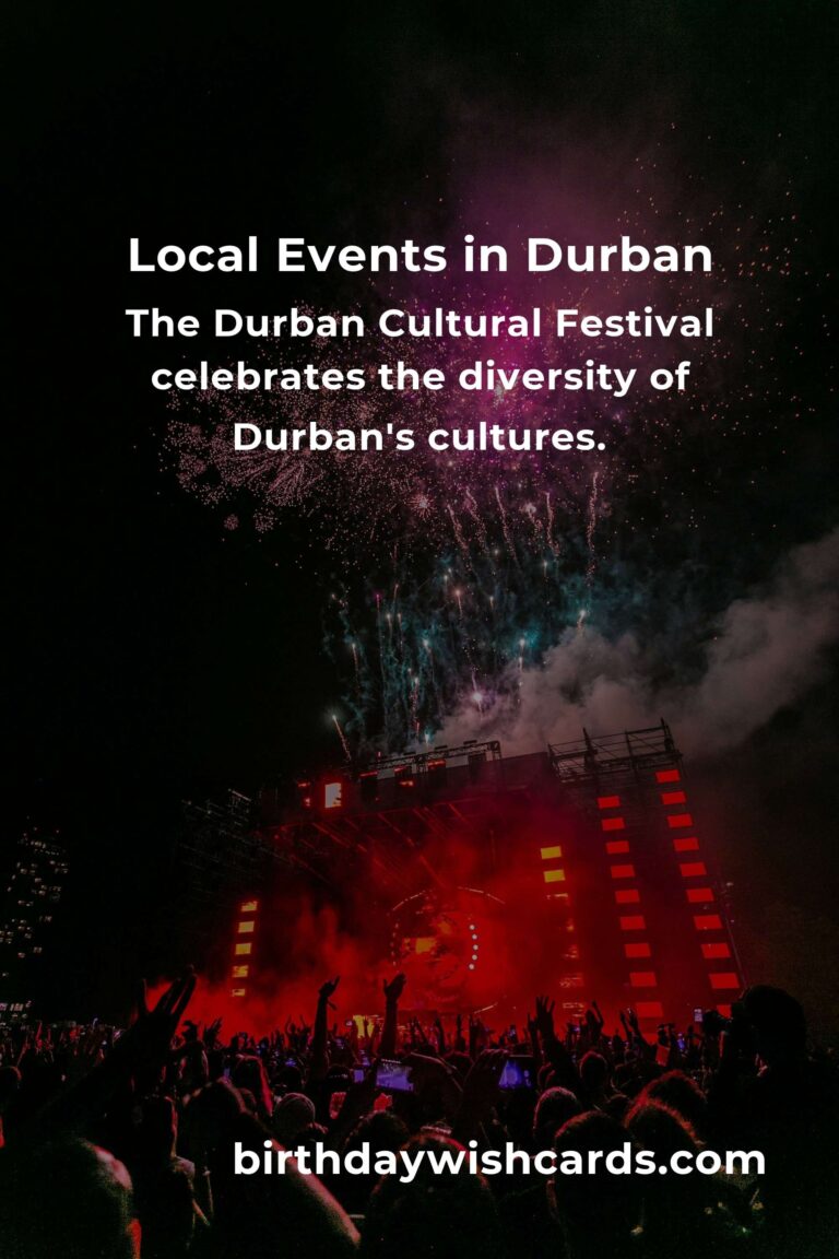 Discover the Top Local Events in Durban This Weekend