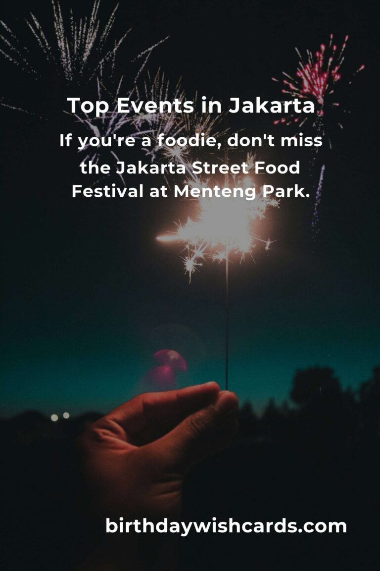 Discover the Top Local Events in Jakarta This Weekend