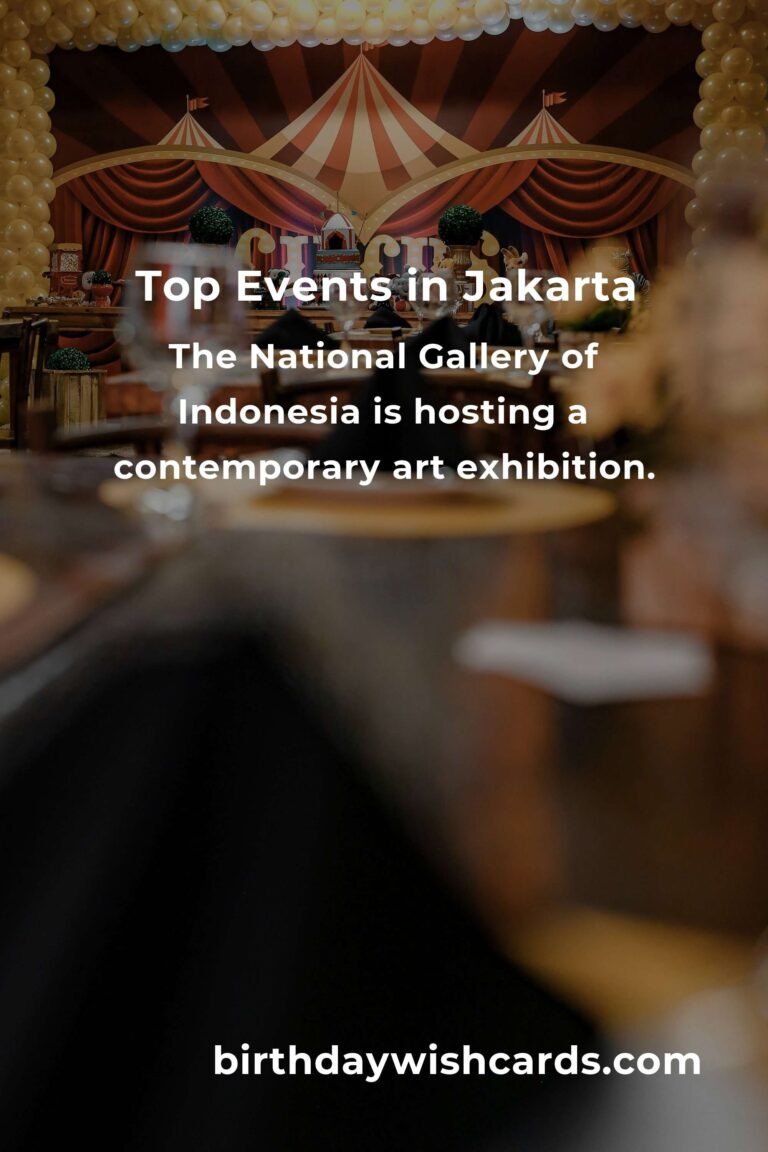 Discover the Top Local Events in Jakarta This Weekend