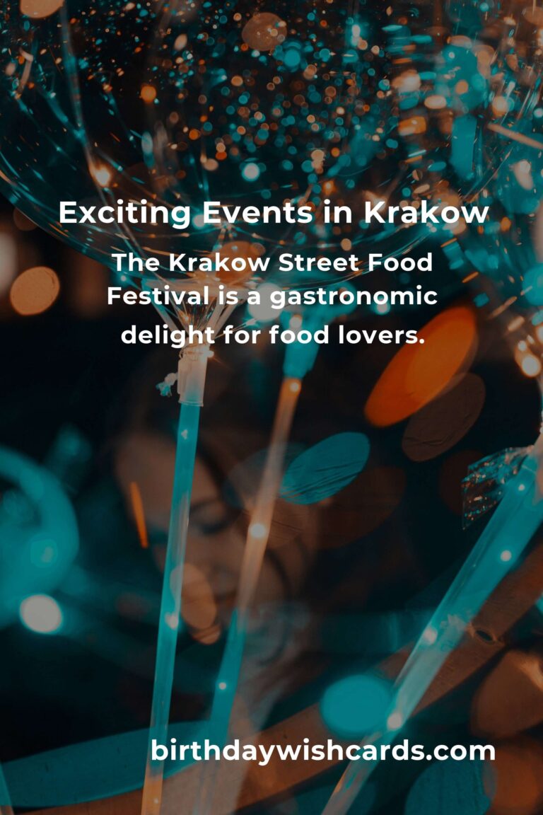 Discover the Top Local Events in Krakow This Weekend