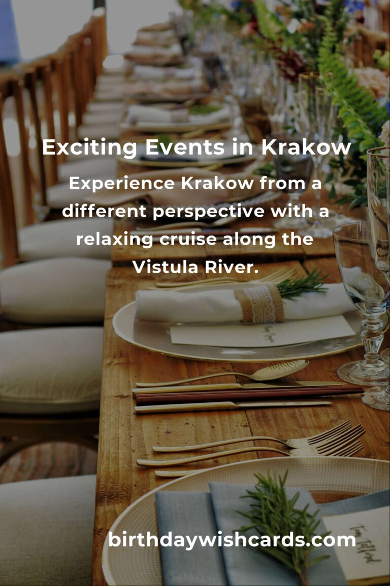 Discover the Top Local Events in Krakow This Weekend