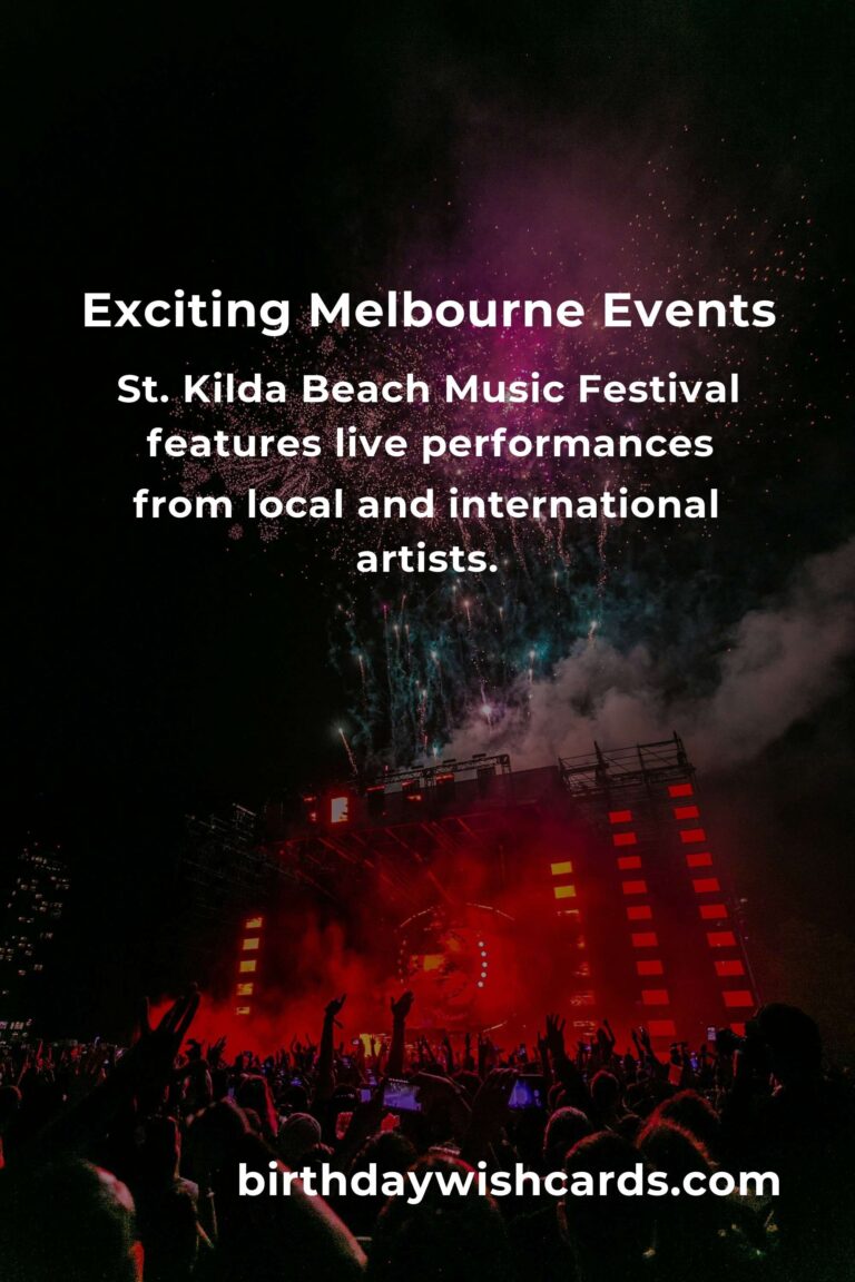 Discover the Top Local Events in Melbourne This Weekend
