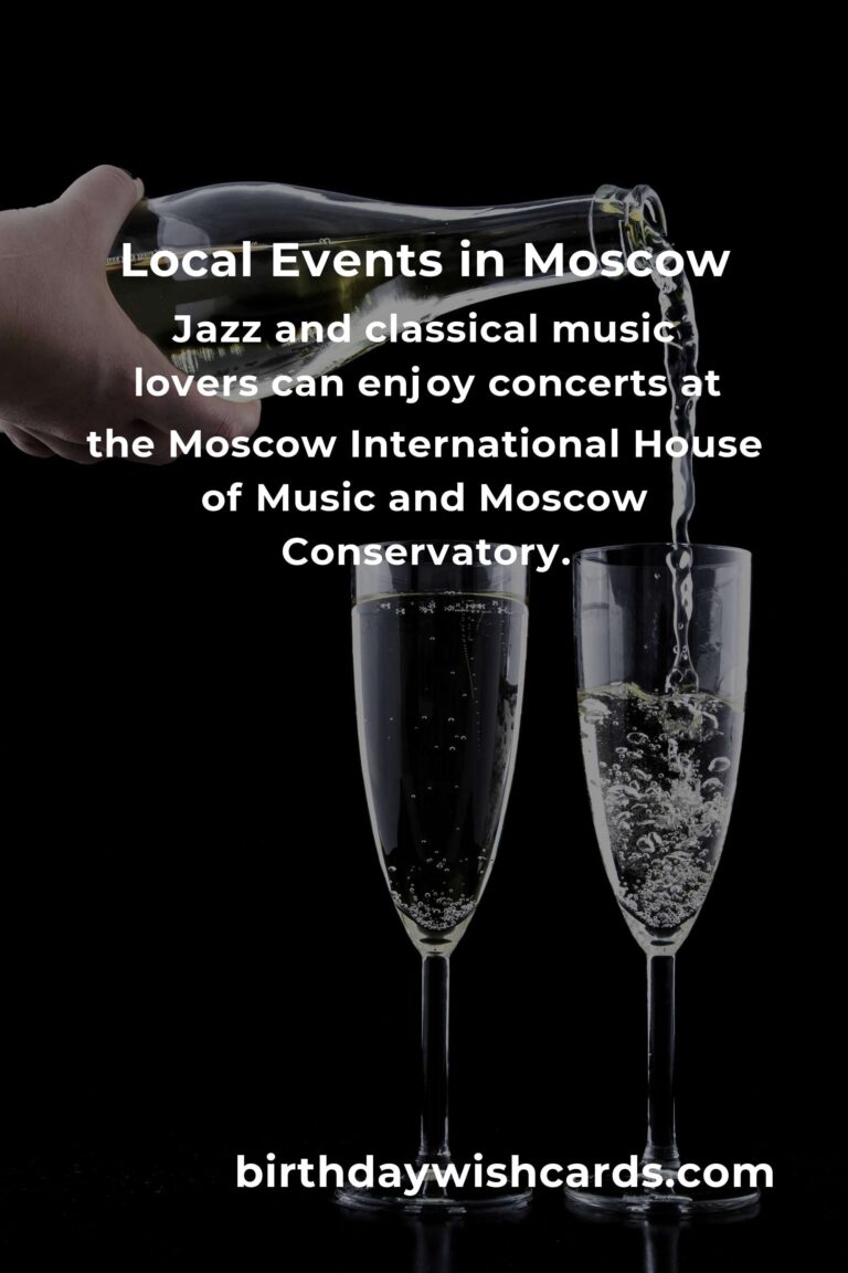 Discover the Top Local Events in Moscow This Weekend