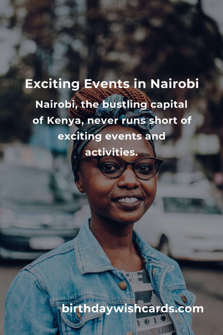 Discover the Top Local Events in Nairobi This Weekend