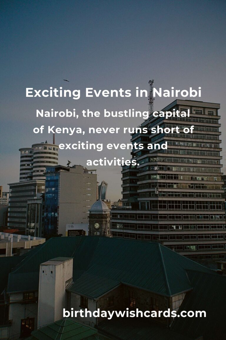 Discover the Top Local Events in Nairobi This Weekend