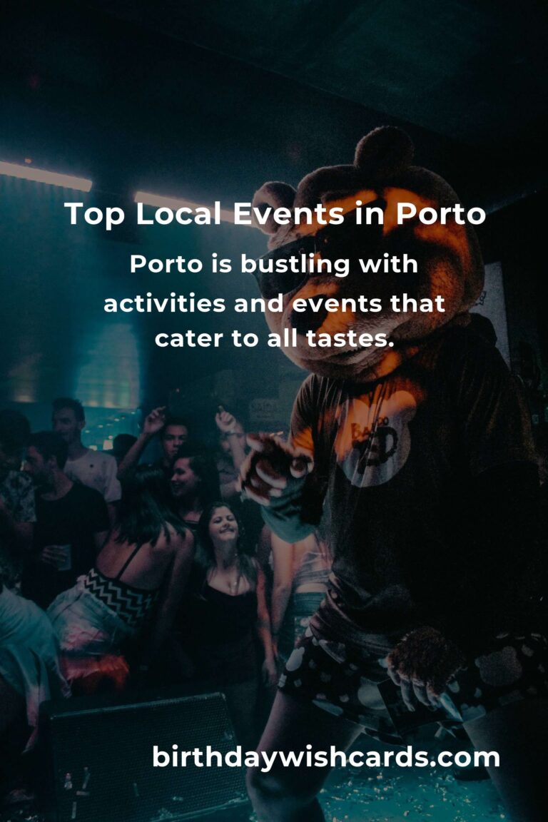 Discover the Top Local Events in Porto This Weekend for an Unforgettable Experience