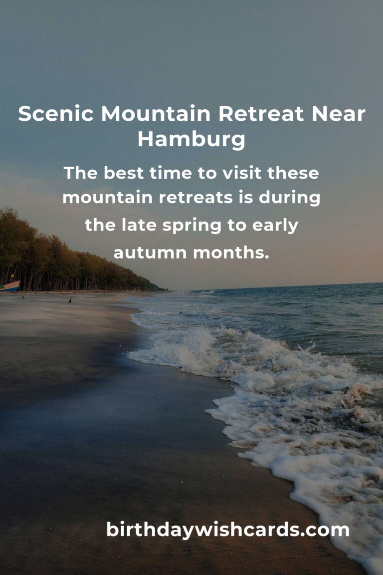 Discover the Tranquility of Mountain Retreats Near Hamburg: The Ultimate Guide