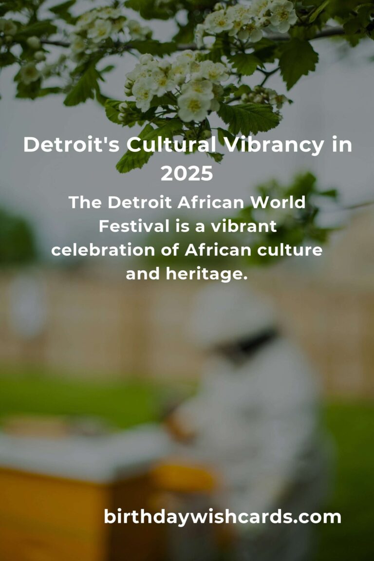 Discover the Unmissable Cultural Events in Detroit 2025: A Journey Through Art, Music, and Community