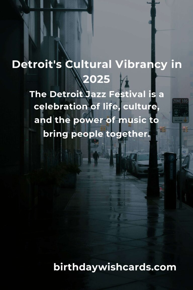 Discover the Unmissable Cultural Events in Detroit 2025: A Journey Through Art, Music, and Community