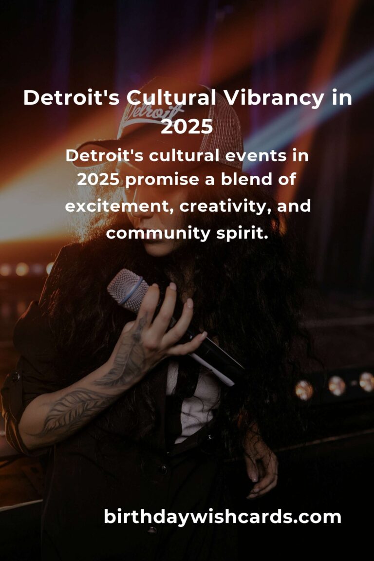 Discover the Unmissable Cultural Events in Detroit 2025: A Journey Through Art, Music, and Community