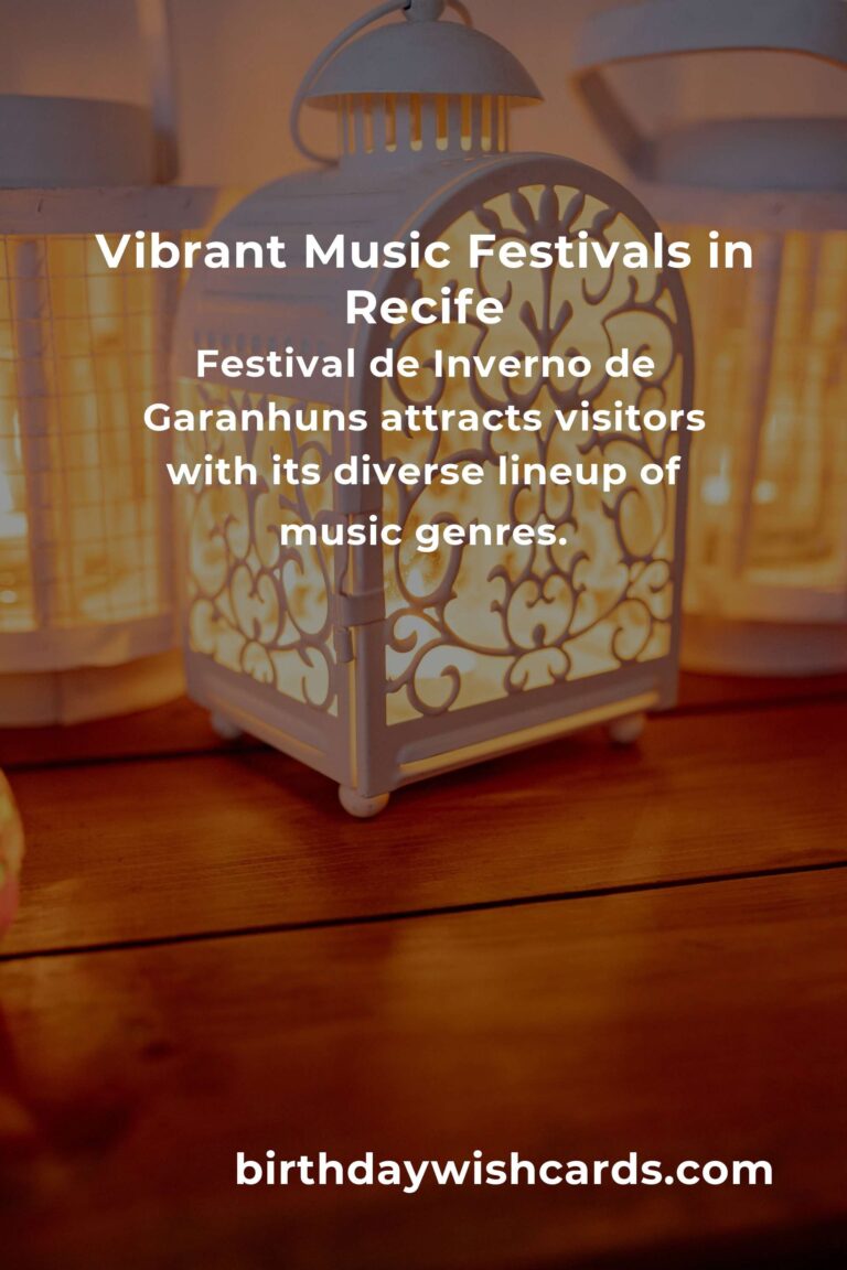 Discover the Upcoming Music Festivals in Recife for 2025