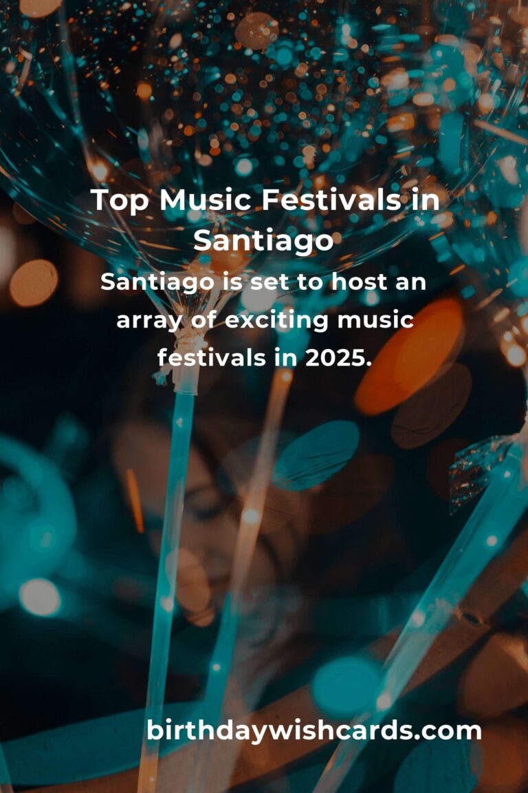 Discover the Vibrant Upcoming Music Festivals in Santiago for 2025