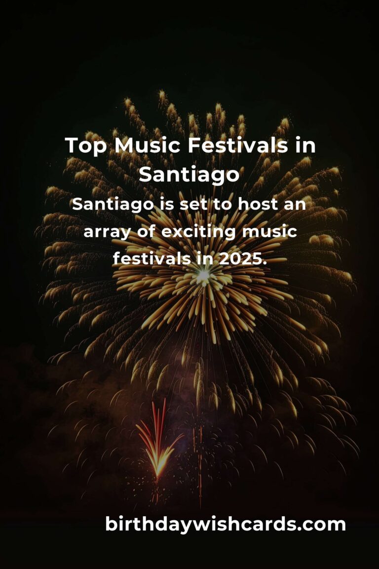 Discover the Vibrant Upcoming Music Festivals in Santiago for 2025