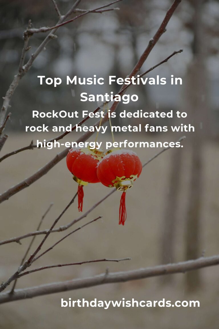 Discover the Vibrant Upcoming Music Festivals in Santiago for 2025