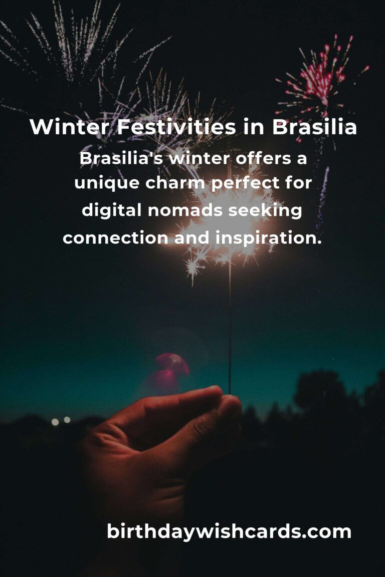 Discover the Warmth: Best Winter Events in Brasilia for Digital Nomads