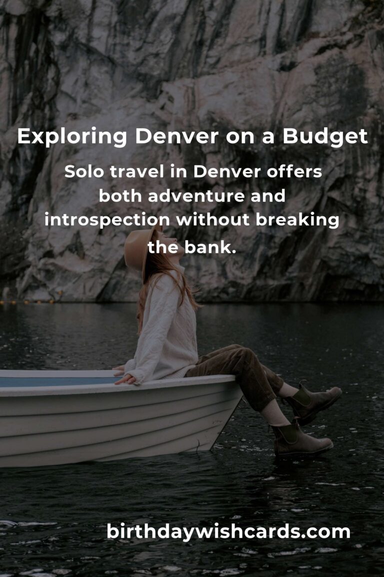 Discovering Denver on a Dime: The Heartfelt Solo Traveler's Budget Guide