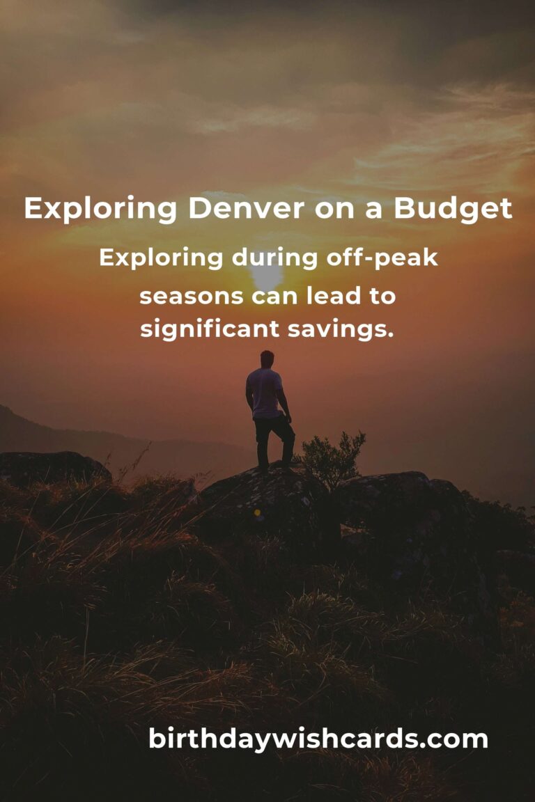 Discovering Denver on a Dime: The Heartfelt Solo Traveler's Budget Guide