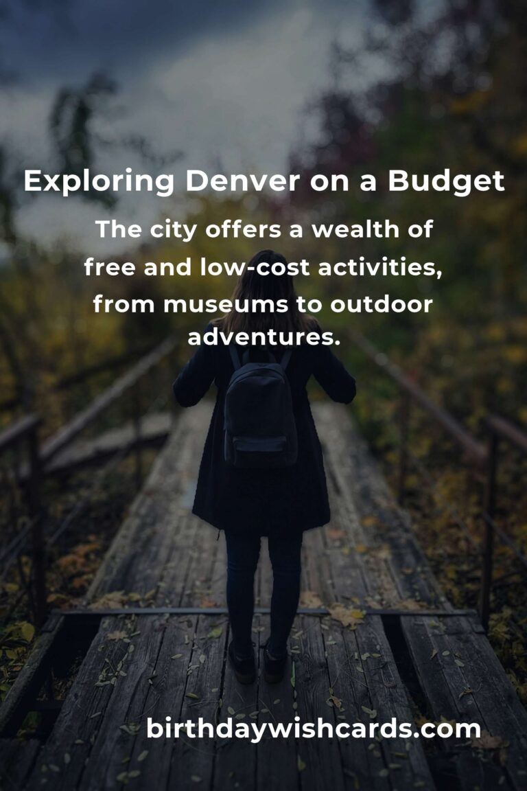 Discovering Denver on a Dime: The Heartfelt Solo Traveler's Budget Guide