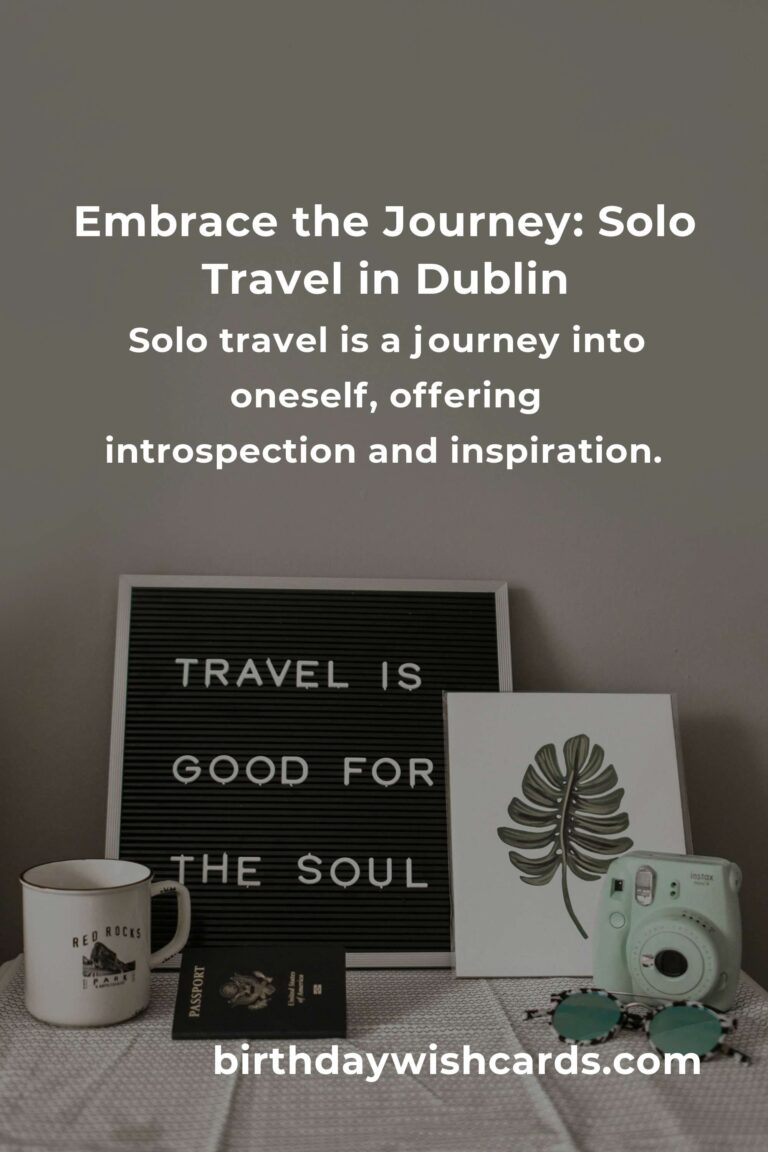 Discovering Dublin: The Top 13 Soulful Spots for Solo Travelers