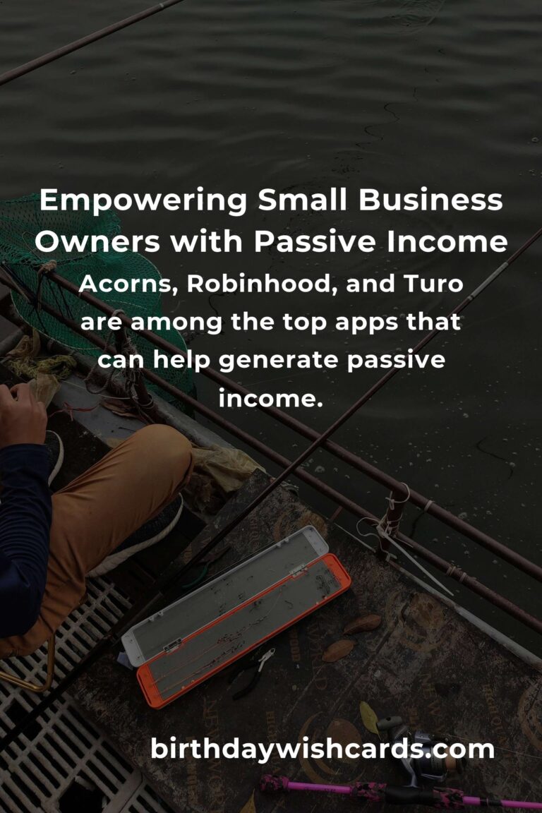 Discovering Freedom: The Best Passive Income Apps for Small Business Owners