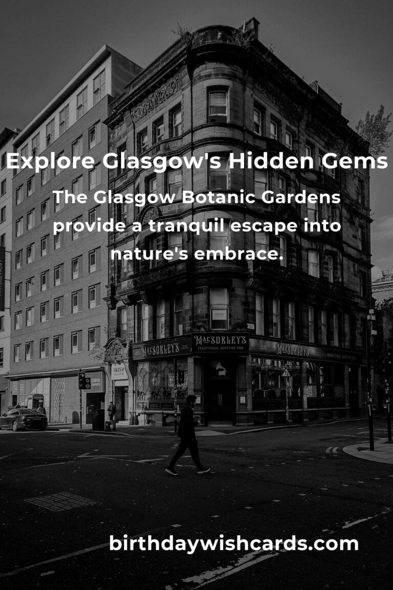 Discovering Glasgow's Hidden Gems: Budget-Friendly Destinations You Can't Miss