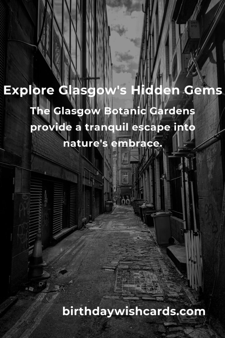 Discovering Glasgow's Hidden Gems: Budget-Friendly Destinations You Can't Miss