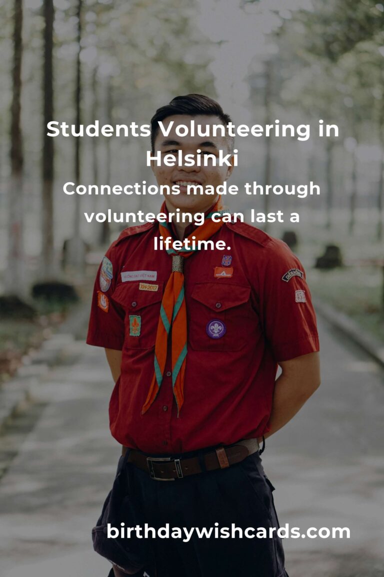 Discovering Heartfelt Volunteer Opportunities for Students in Helsinki