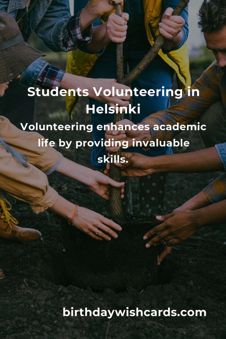 Discovering Heartfelt Volunteer Opportunities for Students in Helsinki