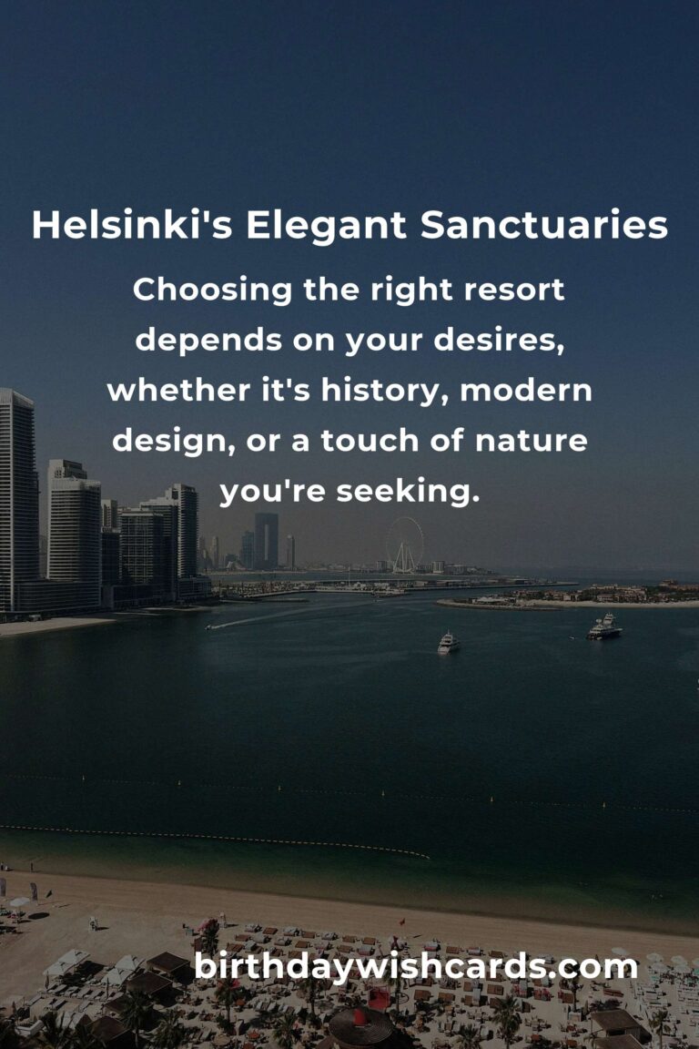 Discovering Helsinki's Hidden Luxury: A Heartfelt Guide to the City's Finest Resorts