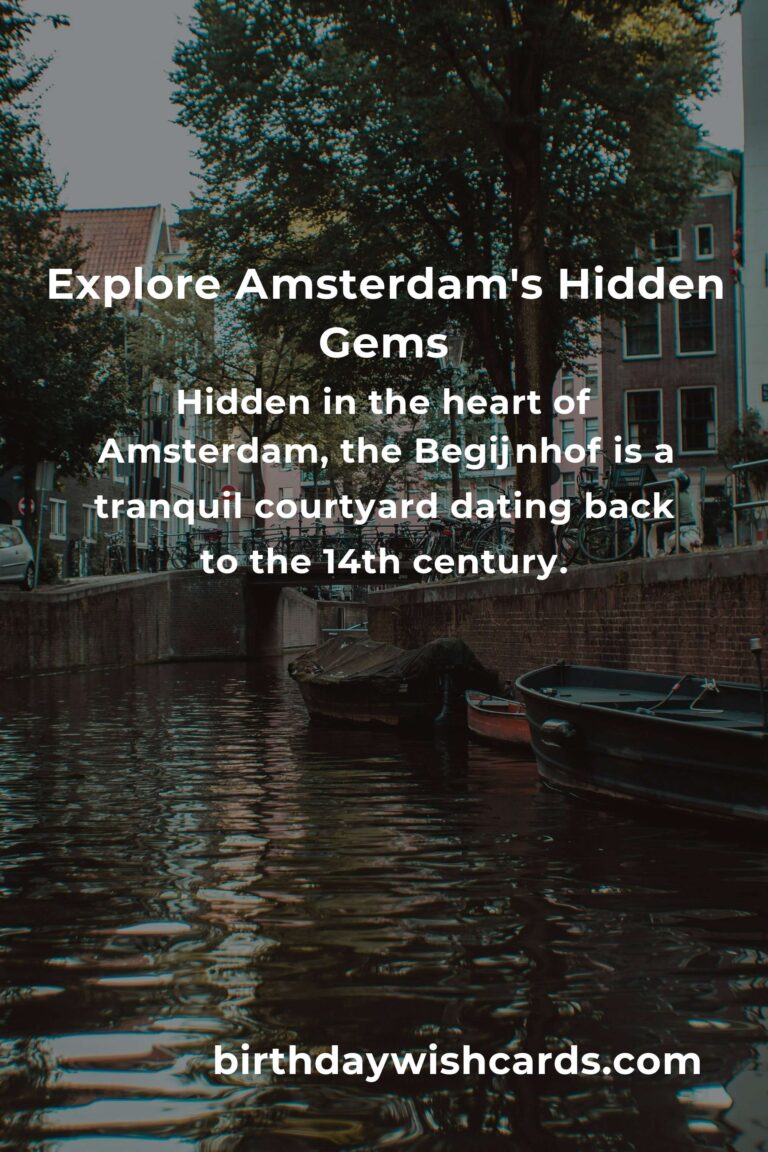 Discovering Hidden Gems in Amsterdam: The Ultimate Travel Guide