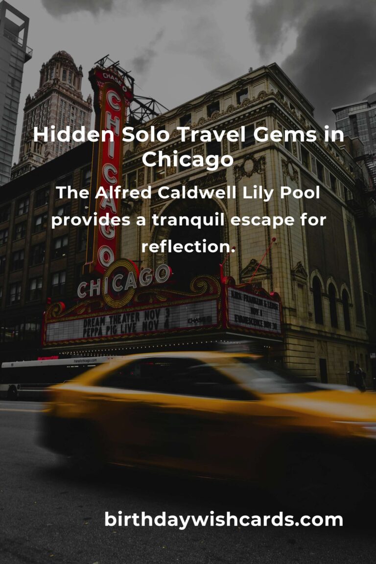Discovering Hidden Solo Travel Gems in Chicago You Must See