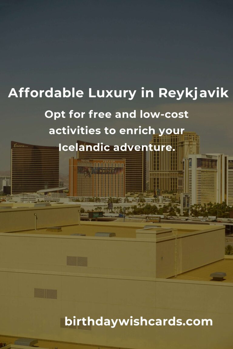 Discovering Luxury on a Budget: Your Guide to Reykjavik's Hidden Gems