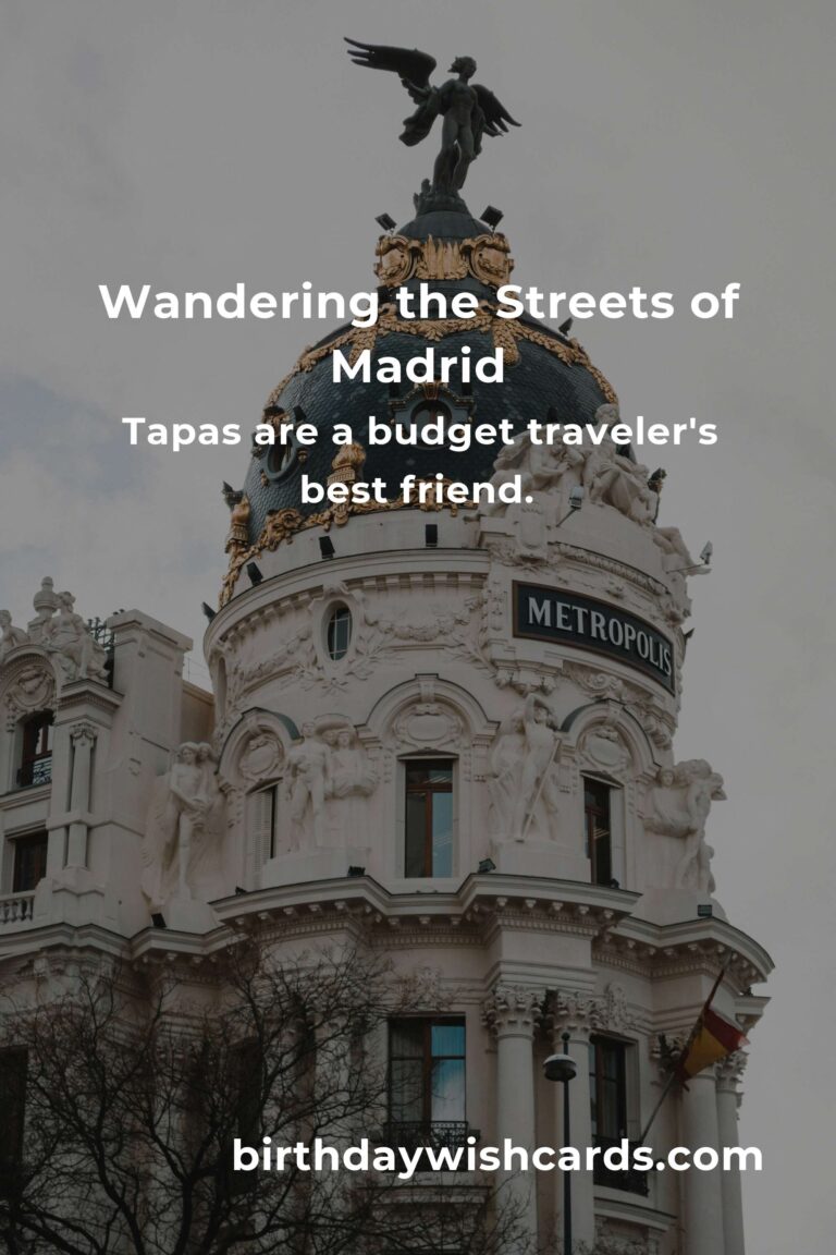 Discovering Madrid on a Shoestring: A Solo Traveler's Heartfelt Guide