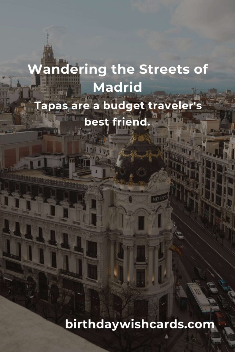 Discovering Madrid on a Shoestring: A Solo Traveler's Heartfelt Guide