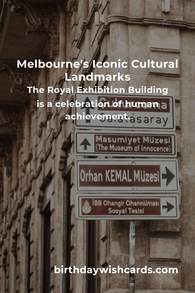 Discovering Melbourne’s Cultural Gems: An Emotional Journey Through Its Iconic Sites