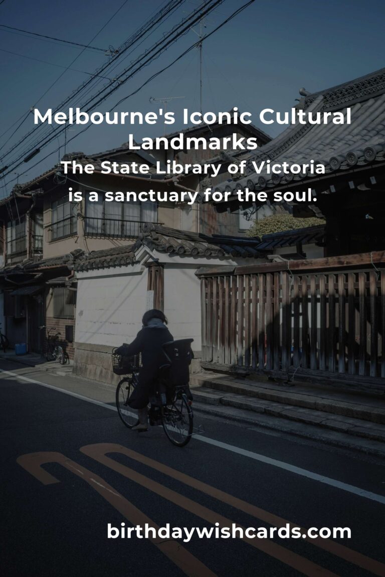 Discovering Melbourne's Cultural Gems: An Emotional Journey Through Its Iconic Sites