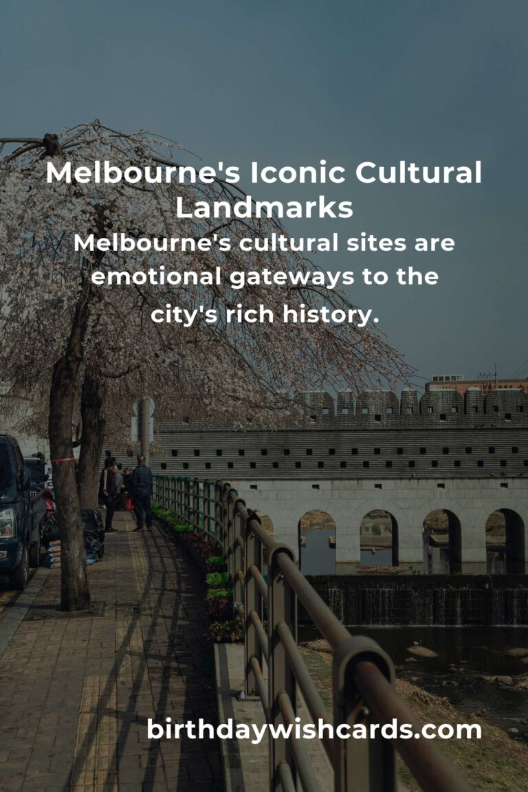 Discovering Melbourne's Cultural Gems: An Emotional Journey Through Its Iconic Sites