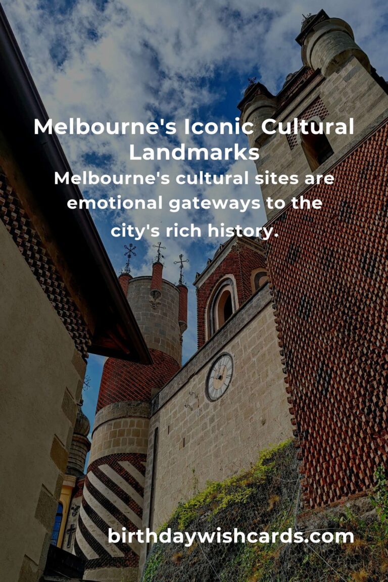 Discovering Melbourne's Cultural Gems: An Emotional Journey Through Its Iconic Sites