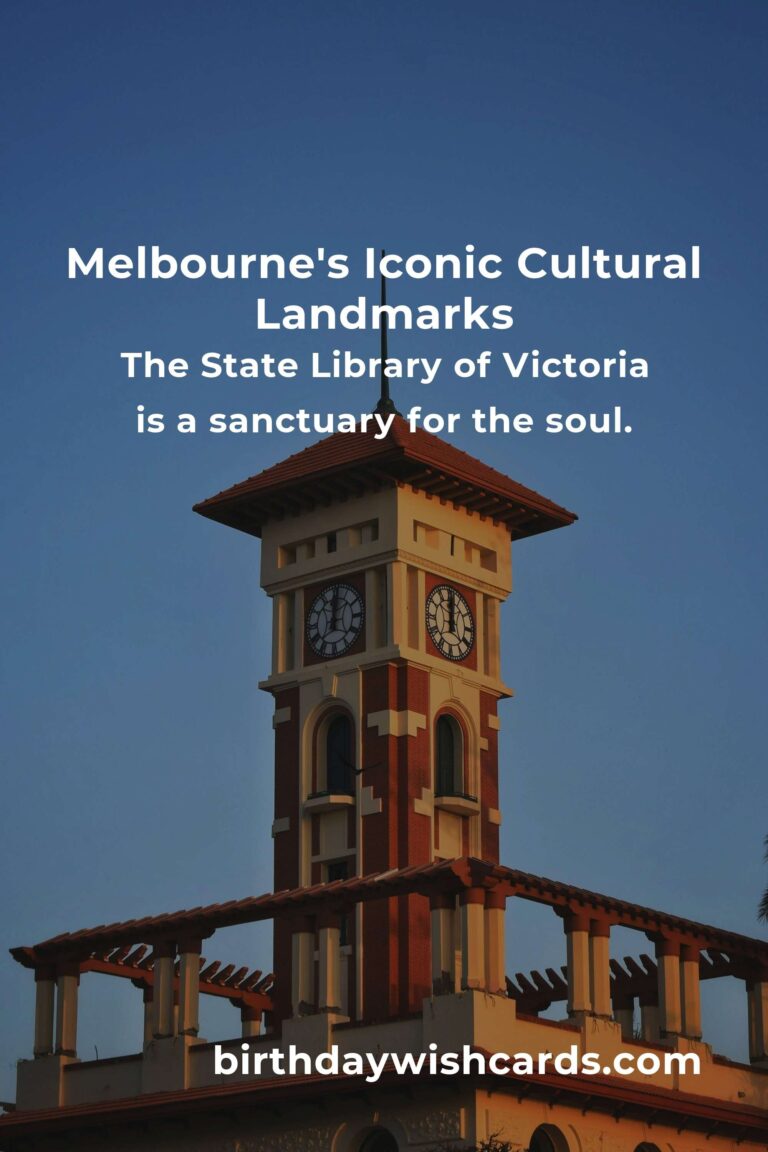 Discovering Melbourne's Cultural Gems: An Emotional Journey Through Its Iconic Sites