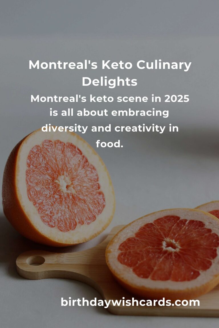 Discovering Montreal’s Heartfelt Keto Recipes for 2025: A Culinary Journey