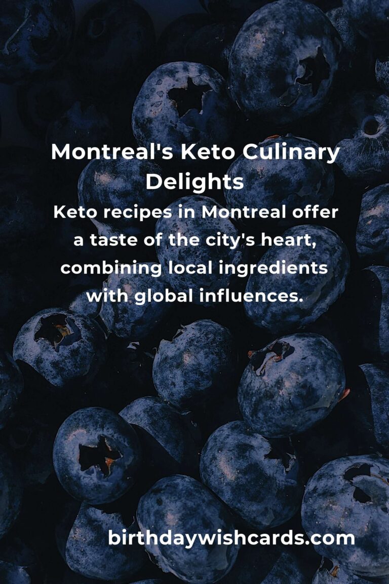 Discovering Montreal's Heartfelt Keto Recipes for 2025: A Culinary Journey