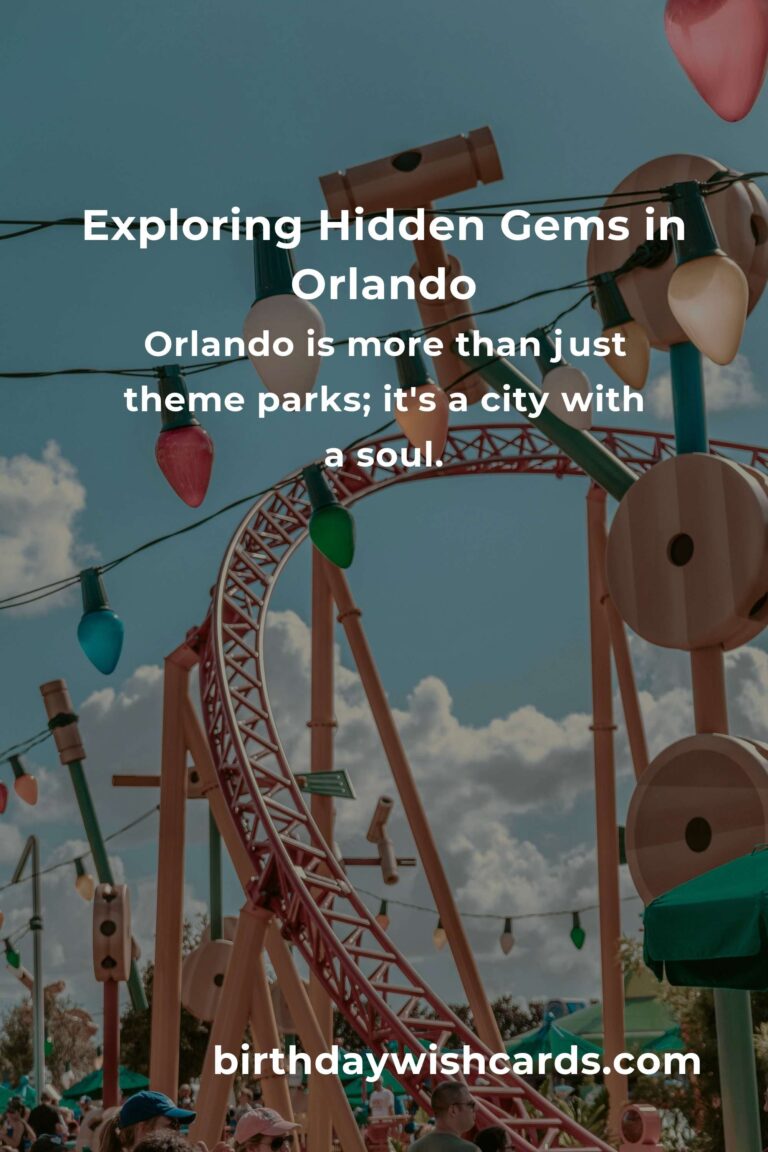 Discovering Orlando: A Heartfelt Guide to Budget-Friendly Hidden Gems