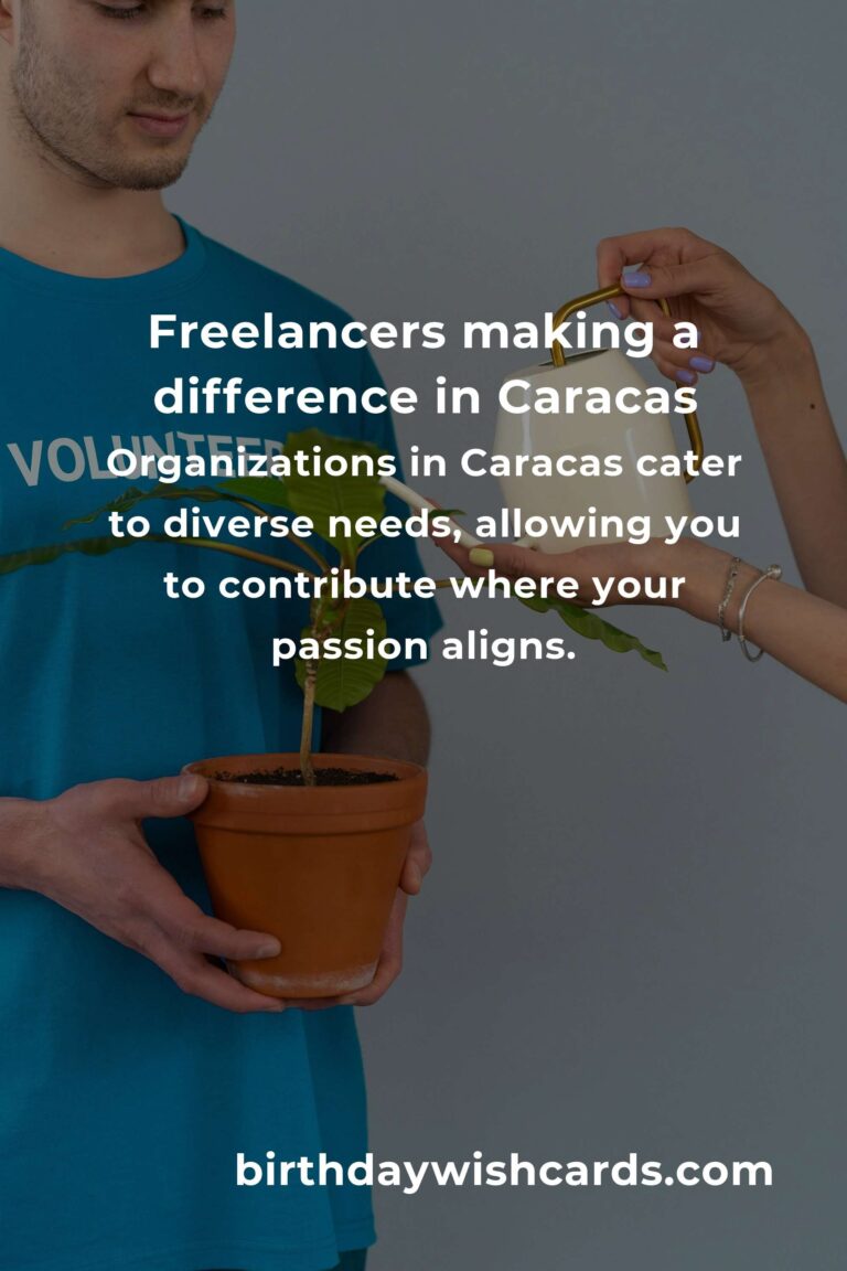 Discovering Purpose: A Freelancer's Guide to Volunteering in Caracas