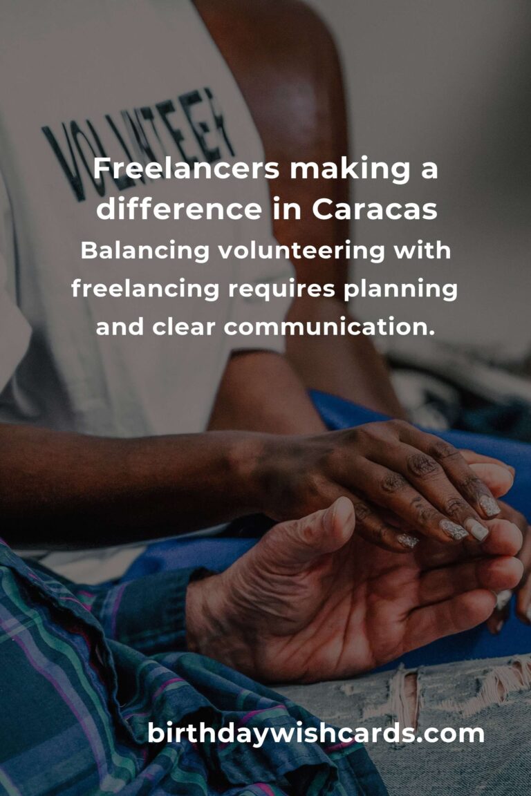 Discovering Purpose: A Freelancer's Guide to Volunteering in Caracas
