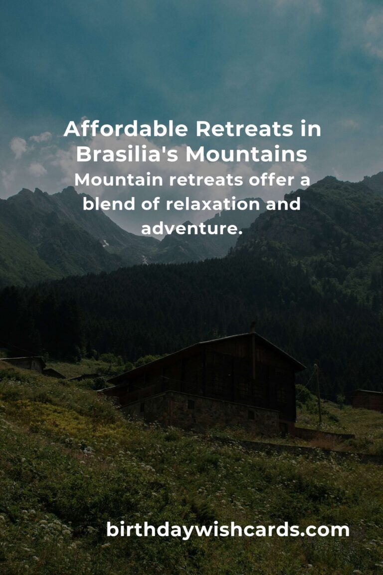 Discovering Serenity: A Budget Guide to Mountain Retreats in Brasilia
